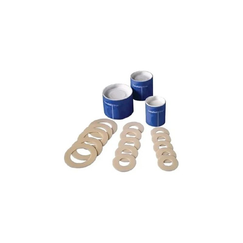 Coloplast - 2315 - Skin Barrier Ring Precut Standard Wear Adhesive Without Tape Flange Universal System Hydrocolloid 3/5 Inch Opening