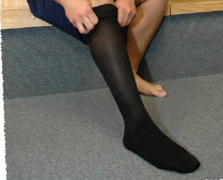 Bsn Medical - Jobst For Men - 115068 - Stocking, Knee Hi Mens 15 - 20 Blk Lg