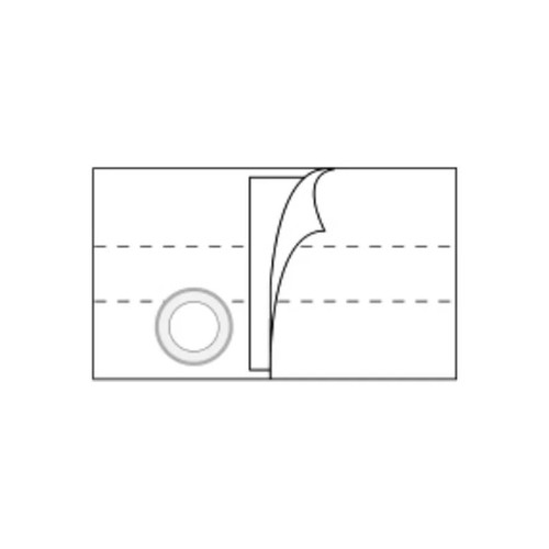 Nu-Hope - Nu-Form - 6357-A - Large, 36" - 40" 8" Support Belt With Standard 2 - 3/4" Opening Right Side