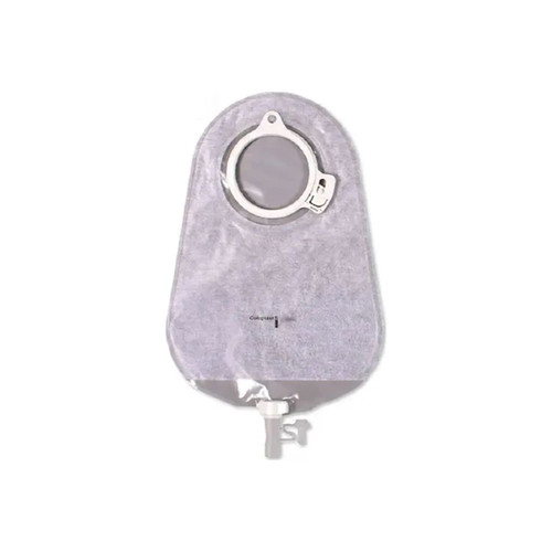 Coloplast - Dmi - 1756 - Assura Two - Piece Standard Urostomy Pouch With Anti - Reflux Valve And Closure 1/2" - 2" Stoma Opening, 10 - 3/4" L, 375Ml, Opaque, Secure Locking System, Soft Cloth On Back