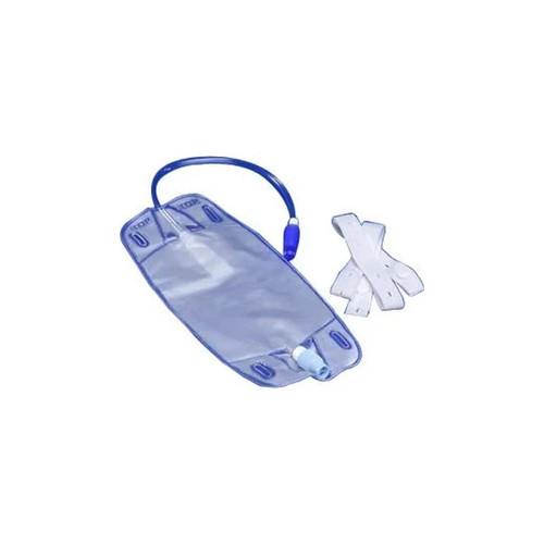 Cardinal Health - Dover - 145516 - Covidien - Curity Urine Leg Bag With Anti - Reflux Valve 25 Oz., Large, Latex - Free, Twist