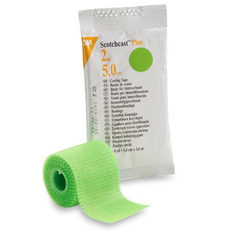 3M - 82002V - Adaptic Touch - Tape, Cast Scotchcast 2 X4Yds Brt Grn Orth
