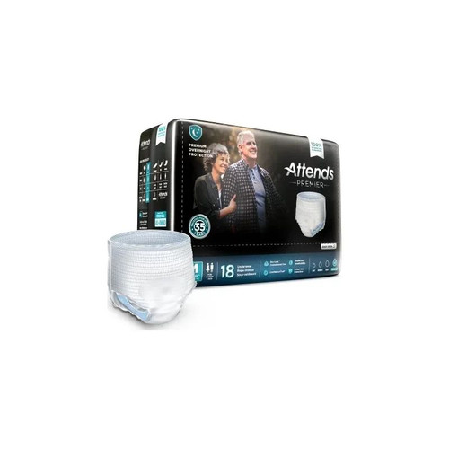 Attends Healthcare - Premier - Ali-Uw20 - Unisex Adult Absorbent Underwear Pull On With Tear Away Seams Medium Disposable Heavy Absorbency