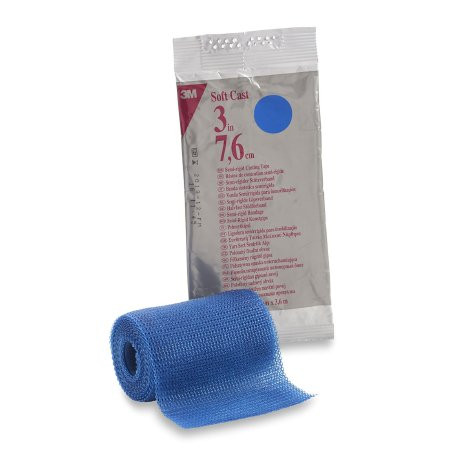 3M - Scotchcast - 82103B - Tape, Cast 3 X4Yds Soft Blu Orth