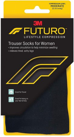 3M - Futuro - 71043En - Sock, Trouser Revitalizing Blkdiamond Wmn Lg