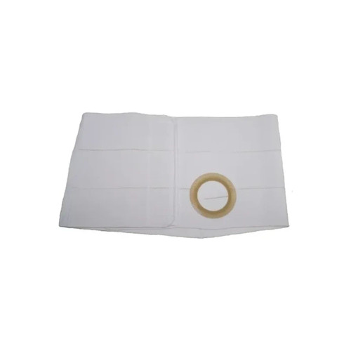 Nu-Hope - 6362-F - 9" Left, White, Regular Elastic, Form Belt, Large, 2 - 1/4" Opening Placed 1 - 1/2" From Bottom, Contoured