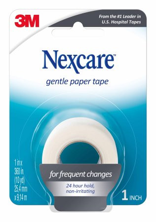 3M - Nexcare Gentle - 781-1Pk - 7811Pk - Tape, Paper First Aid 1 X10Yd