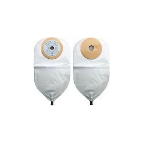 Nu-Hope - 8258-4 - One - Piece Post - Op Precut Adult Urinary Pouch 1" Round, 11" L X 5 - 3/4" W, 24 Oz., 4" Adhesive Foam Pad, Odor - Proof, Clear.