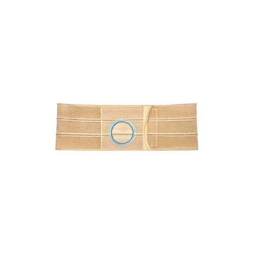 Nu-Hope - Flat Panel - Bg-6611-A - Original Beige Support Belt 2 - 3/4" Opening 1" From Bottom 6" Wide 32" - 35" Waist Medium, Regular Elastic, Right Sided Stoma.