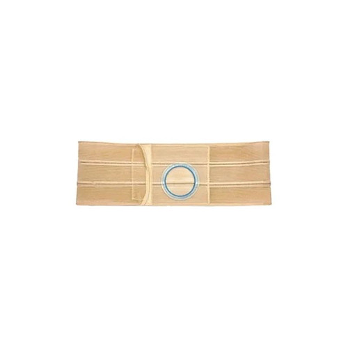 Nu-Hope - Flat Panel - Bg-6700-P-U - Original Beige Support Belt With Prolapse Strap 3 - 1/8" Opening 1" From Bottom, 6" Wide, 28" - 31" Waist, Small, Cool Comfort Ventilated Elastic, Left Sided Stoma.