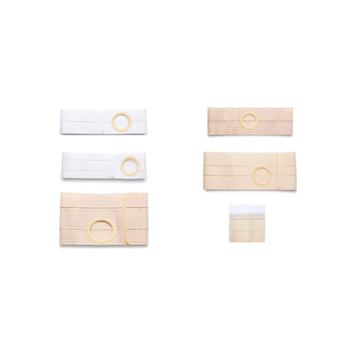 Nu-Hope - Bg6742-P-I - 9" Right, Beige, Cool Comfort, Flat Panel Belt, Prolapse Flap, Large, 2 - 5/8" Opening Placed 1" From Bottom, Contoured