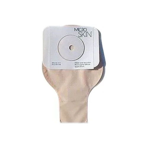 Cymed - Microskin - 81338F - 1 - Piece 11" Clear Drainable Pouch For 1/2" (38Mm) Stoma, Peel And Stick, Microderm Skin Barrier Washer, Gore - Tex Charcoal Filter.