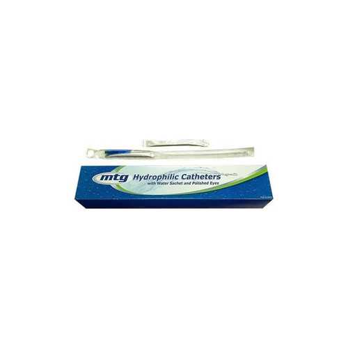 Mtg Catheters - 81610 - Pediatric Coude Hydrophilic, 10 Fr Firm W/Water Satchet
