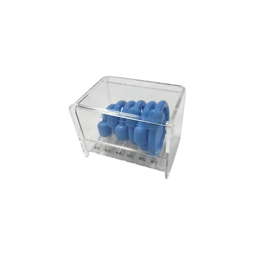 Bioteque - Fs7000 - Pessary Fitting Set Ring With Knob Size 2 To 7 Silicone