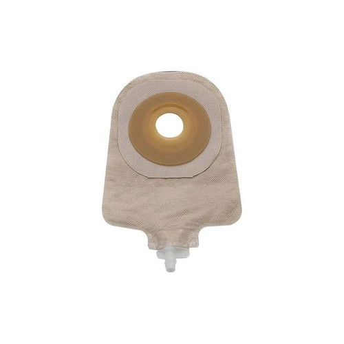 Hollister - Premier - 84293 - Ceraplus 1 - Piece Convex Urostomy Pouch, 7/8" Pre - Cut (22Mm) Tape Border, Beige, With Viewing Option.