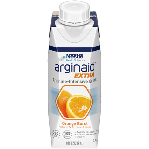 Nestle - Boost - 4390057046 - Arginaid Extra, Orange Burst Flavor Drink, 8 Oz Tetra Prisma, 250 Calories Per 237Ml Prisma Lactose - Free, Gluten - Free.