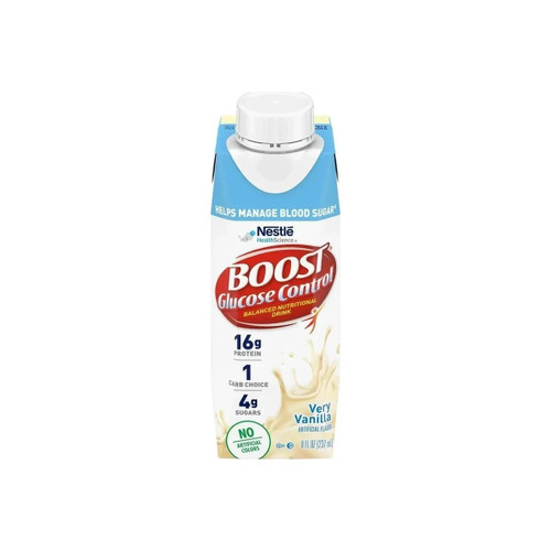 Nestle - Nutren - 4390066110 - Boost Glucose Control, Very Vanilla, 190 Calories, Lactose-Free, Gluten-Free 