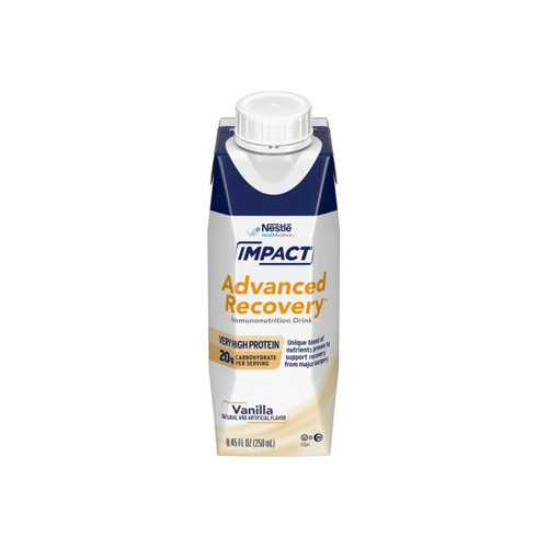Nestle - 4390094311 - Impact Advanced Recovery, Vanilla, 8.45 Fl Oz (250 Ml) Tetra Prisma 280 Calories Per Gluten - Free.