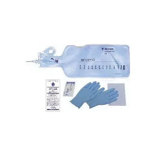Coloplast - Self-Cath - 3214 - Intermittent Closed System Catheter Tray Female / Straight Tip 14 Fr Without Balloon Lubricated Pvc