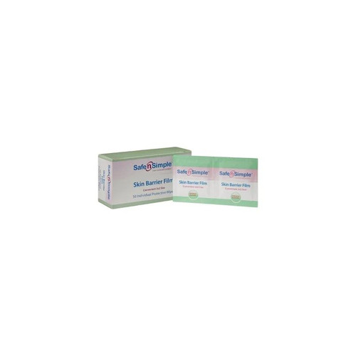 Safe N Simple - Sns81850 - Skin Barrier Wipe 43% / 20% Strength Isopropyl Alcohol Butyl Ester Of Pvm/Ma Copolymer Individual Packet Nonsterile