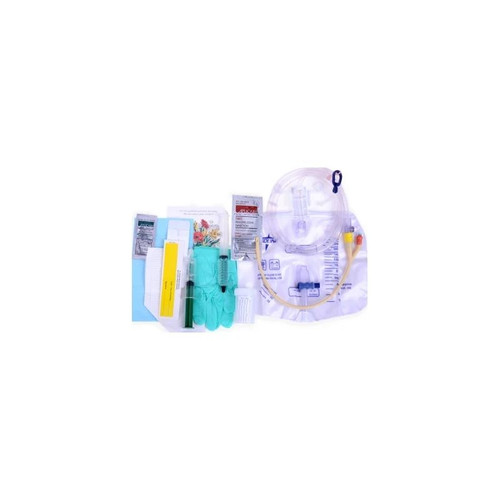 Medline - Erase Cauti - Dynd160116 - Indwelling Catheter Tray Foley 16 Fr 10 Cc Balloon Silicone Elastomer