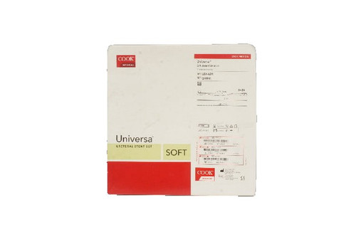 Cook Medical - Universal - G49941 - Ureteral Stent Universa Double Pigtail 6.0 Fr 24 Cm Hydrophilic Coated