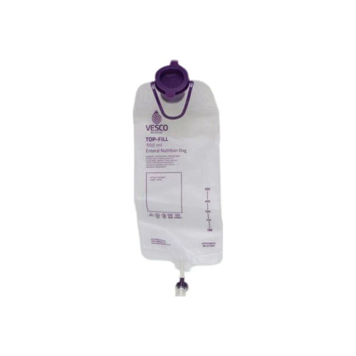 Vesco Medical - Ved-050 - 500Ml Bag Q Pump Feed Set With Enfit Connector - Pvc.