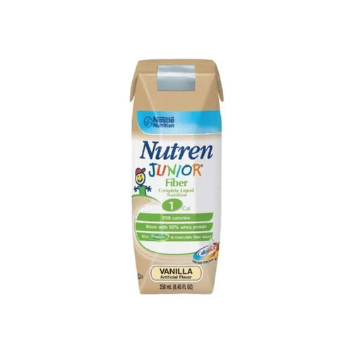 Nestle - 9871616063 - Nutren Junior Fiber, Vanilla 24 X 250 Ml