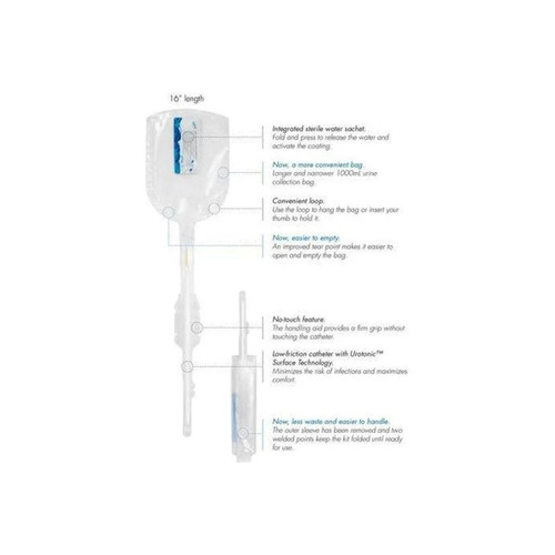 Wellspect Healthcare - Wellspect - 42518403 - Lofric Hydro-Kit Coude 18 Fr 