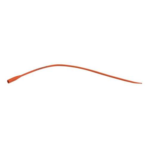 Amsino - Amsure - AS44016 - Urethral Catheter Straight Tip Red Rubber 16 Fr 