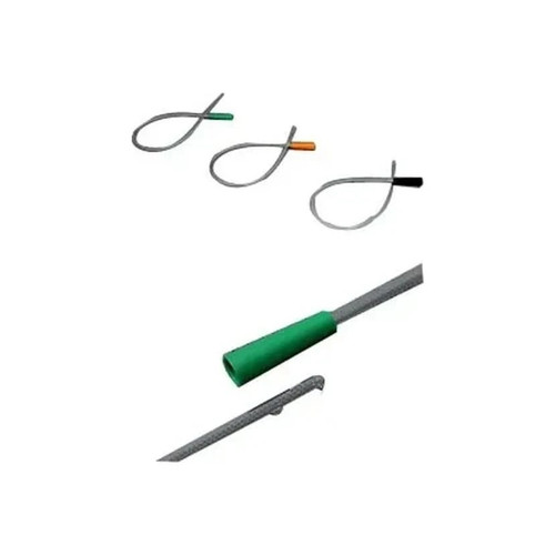 Amsino - Amsure - AS861612 - Male Vinyl Urethral Catheter 12 Fr 16 Inch, Sterile, Latex-Free, Straight Tip 