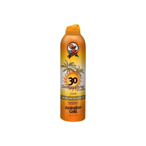 Australian Gold - A70578 - Spf 30 Continuous Spray, Clear, 6 Ounce.