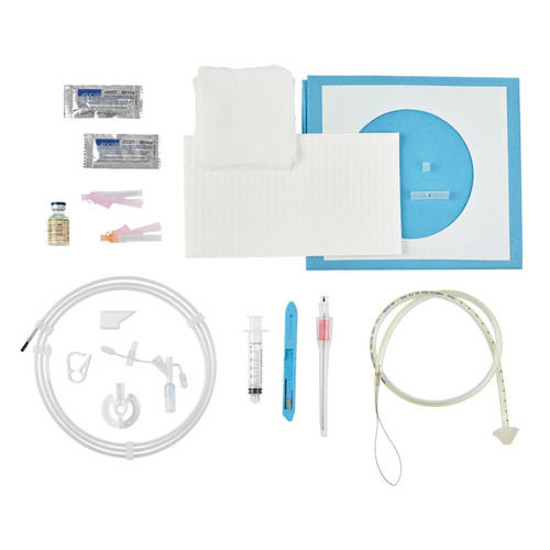 Avanos Medical - Corflo - 50-6516 - Halyard Corflo Max Percutaneous Endoscopic Gastrostomy Tube Kit, Basic Components Tray, 16 Fr Od, With Enfit Connectors, Ring, Pull 