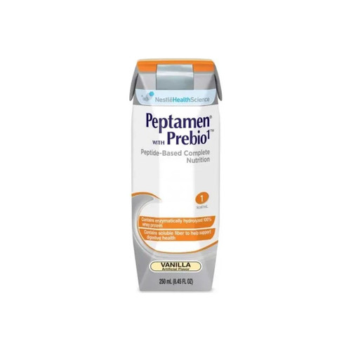 Nestle - 9871618185 - Peptamen With Prebio1 Complete Elemental Vanilla Flavor Liquid 250Ml Can, 250 Calories, Lactose - Free, Gluten - Free