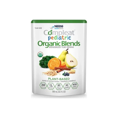 Nestle - 4390011721 - Compleat Pediatric Organic Blends, Plant - Based, 10.1 Fl Oz