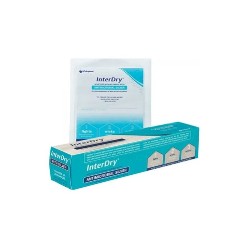 Coloplast - Interdry - 7915 - Cst - Ag Textile With Antimicrobial Silver Complex 10 X 18 In