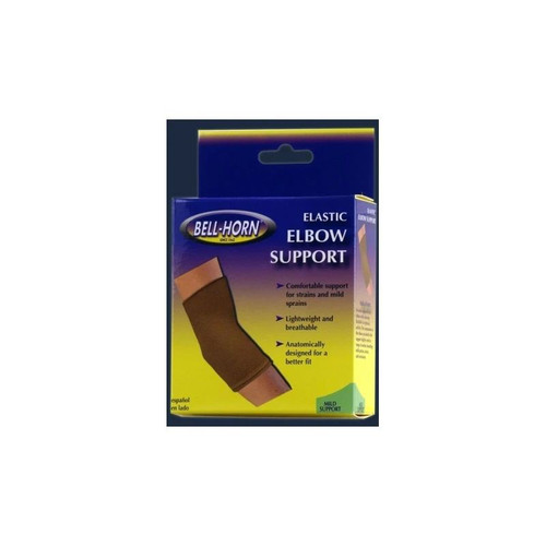 Djo Djorthopedics - 195M - Bell - Horn Elastic Elbow Support, Medium 9 - 10 , Beige
