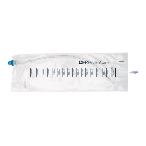 Hr Healthcare - Hr Pharmaceuticals - 32616SP - Ez Advancer Closed System Catheter, Standard Size Kit, 16 Fr, 16 Length, 1500 Ml Collection Bag With Sample Port, Coude Tip 
