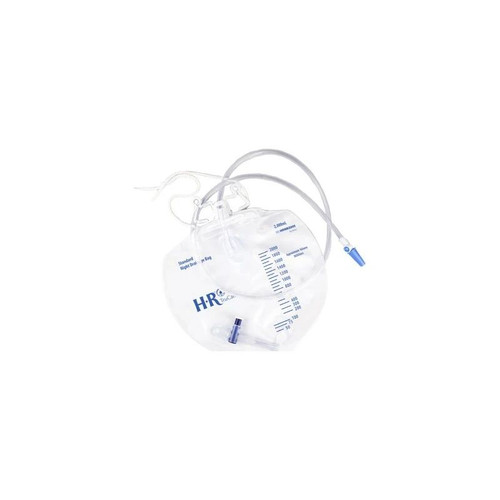 Hr Pharmaceuticals - Trucath - Hrnb2000 - 2,000Ml Night Drainage Bag With Double Hanger And Anti - Reflux Valve