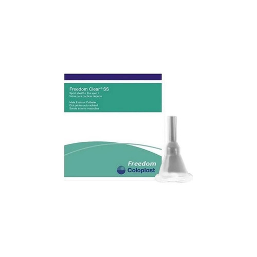 Coloplast - Freedom - 5110 - Clear Ss Male External Catheter Self - Adhesive Seal Silicone Small