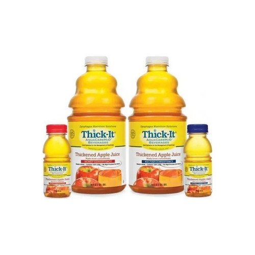 Kent Foods - Precision - B455 - Group Thick - It Aquacare H2O Thickened Apple Juice Nectar Consistency 8 Oz., 117 Calories, Xanthan - Based