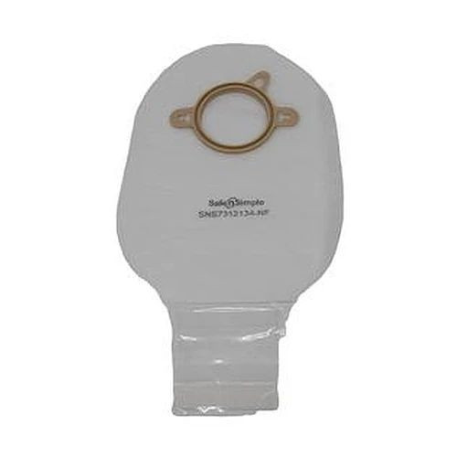 Safe N Simple - Sns7312134-Nf - 12" Drainable 2 - Piece Pouch, Transparent, 50 Mm, 2" Flange, With Belt Tabs, And Velcro Closure - Replaces Rrsns7312134