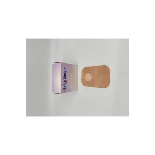 Safe N Simple - Sns7400134 - 8" Closed 2 - Piece Pouch, Beige, 45Mm, 1 - 3/4" Flange With Belt Tabs