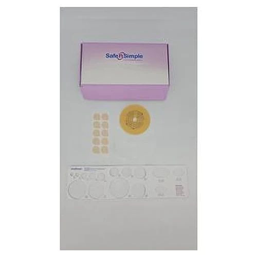 Safe N Simple - Sns7608002 - 8" Closed One Piece Pouch, Standard Wear, Cut - To - Fit, Transparent, With Filter