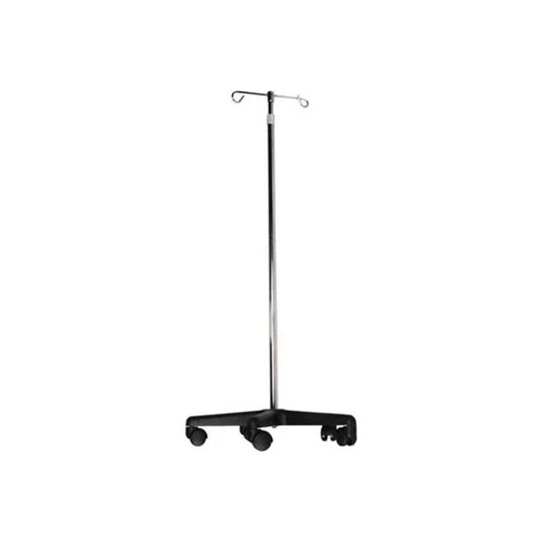 Dukal - 4355 - Iv Pole, 2 Hook, 5 Caster, Adjust 47" - 84"