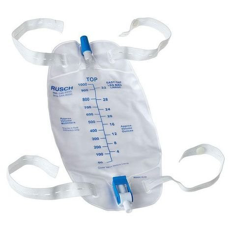 Teleflex - Easy Tap - 452919 - Premium Leg Bag With Flip Valve And Straps 