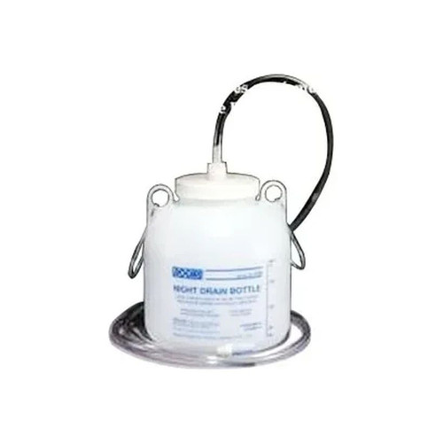 Urocare - 410012 - Products Reusable Night Drain Bottle (2000Cc With 60" Tubing) Graduations For Easy Measuring Drainage Tubing Cap; Large Finger Holes And Hooks Hanging.