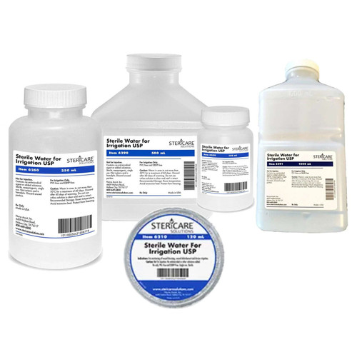 Nurse Assist - 6250 - Usp Sterile Water Screw Top Container 100ml For Wound Care Use
