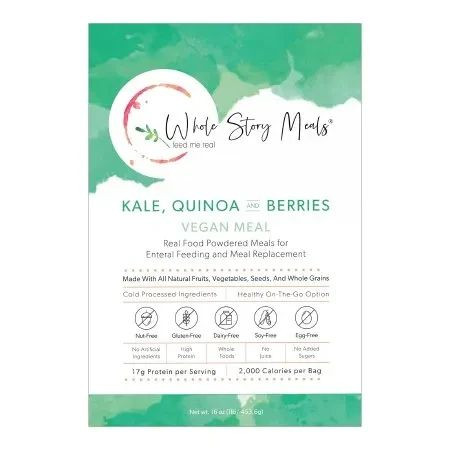 Whole Story Meals - 9123 - Kale, Quinoa And Berries Powdered Vegan Meal