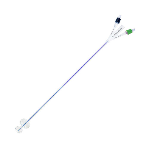 Hr Healthcare - Duette - D-10016 - Catheter, Foley 2-Way Dual Bal L Sil 100 16 Fr 